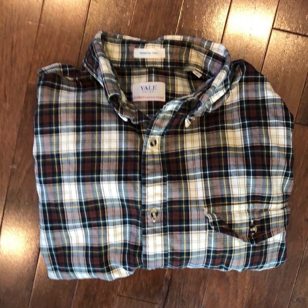 Gant Bennington twill plaid shirt